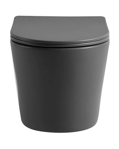 Подвесной безободковый унитаз с сиденьем микролифт Vincea Piatti VT1-11SMA