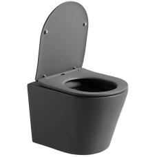 Подвесной безободковый унитаз с сиденьем микролифт Vincea Piatti VT1-11SMA