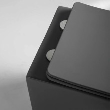 Подвесной безободковый унитаз с сиденьем микролифт Vincea Piatti VT1-11SMA