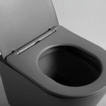 Подвесной безободковый унитаз с сиденьем микролифт Vincea Piatti VT1-11SMA