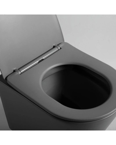 Подвесной безободковый унитаз с сиденьем микролифт Vincea Piatti VT1-11SMA