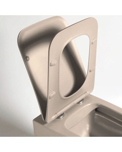 Подвесной безободковый унитаз с сиденьем микролифт Vincea Q-Line VT1-12MC