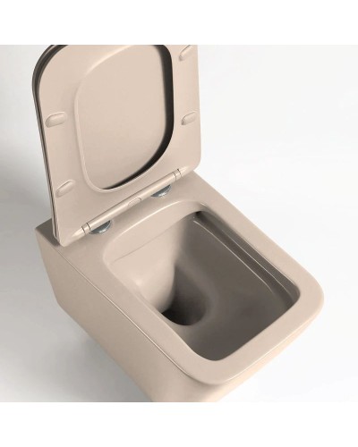 Подвесной безободковый унитаз с сиденьем микролифт Vincea Q-Line VT1-12MC