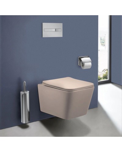 Подвесной безободковый унитаз с сиденьем микролифт Vincea Q-Line VT1-12MC