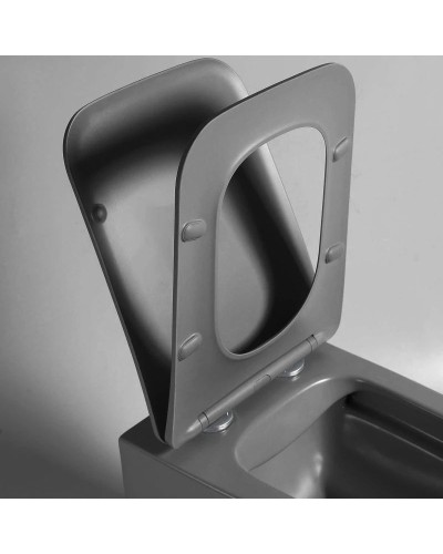 Подвесной безободковый унитаз с сиденьем микролифт Vincea Q-Line VT1-12MA