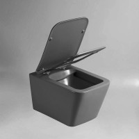 Подвесной безободковый унитаз с сиденьем микролифт Vincea Q-Line VT1-12MA