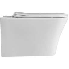 Унитаз подвесной Vincea Cool VT1-210 безободковый, с сиденьем микролифт, белый