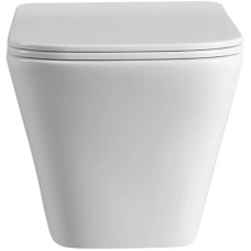 Унитаз подвесной Vincea Cool VT1-210 безободковый, с сиденьем микролифт, белый