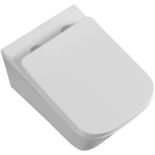 Унитаз подвесной Vincea Cool VT1-210 безободковый, с сиденьем микролифт, белый