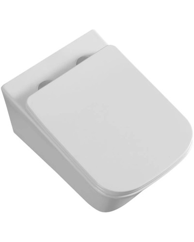 Унитаз подвесной Vincea Cool VT1-210 безободковый, с сиденьем микролифт, белый