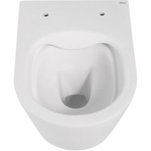 Подвесной безободковый унитаз с сиденьем микролифт Abber Bequem AC1102MW