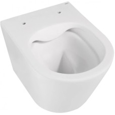 Подвесной безободковый унитаз с сиденьем микролифт Abber Bequem AC1102MW