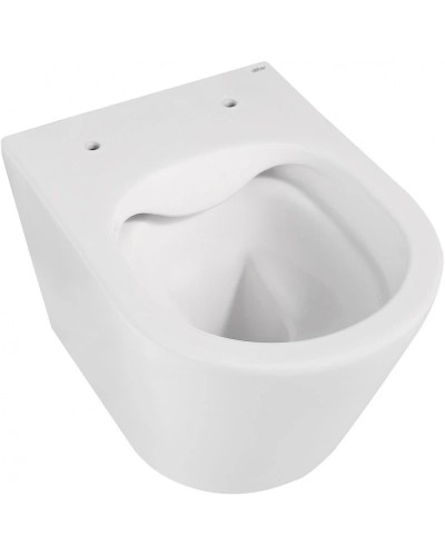 Подвесной безободковый унитаз с сиденьем микролифт Abber Bequem AC1102MW