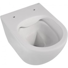 Подвесной безободковый унитаз с сиденьем микролифт Abber Bequem AC1100MW