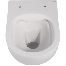 Подвесной безободковый унитаз с сиденьем микролифт Abber Bequem AC1100MW
