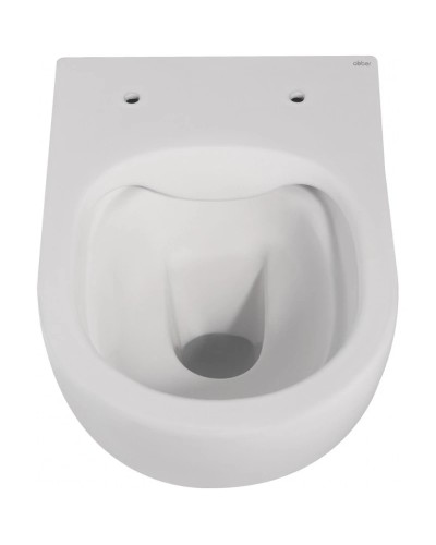 Подвесной безободковый унитаз с сиденьем микролифт Abber Bequem AC1100MW