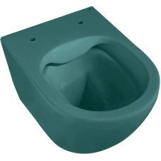 Подвесной безободковый унитаз с сиденьем микролифт Abber Bequem AC1101MBG