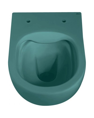 Подвесной безободковый унитаз с сиденьем микролифт Abber Bequem AC1101MBG