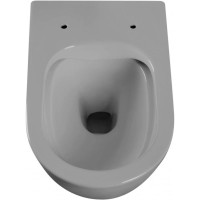 Подвесной безободковый унитаз с сиденьем микролифт Abber Bequem AC1103MG