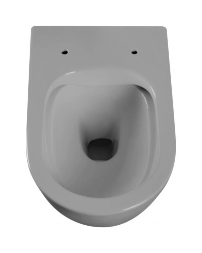 Подвесной безободковый унитаз с сиденьем микролифт Abber Bequem AC1103MG