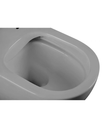 Подвесной безободковый унитаз с сиденьем микролифт Abber Bequem AC1103MG