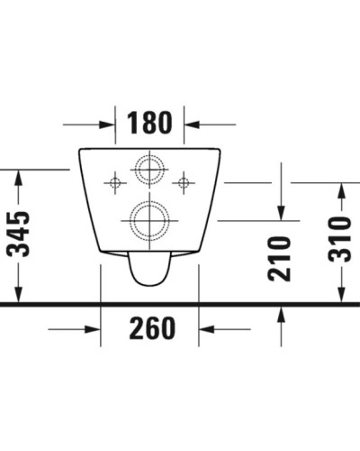 Подвесной безободковый унитаз с сиденьем микролифт Duravit D-Neo 45770900A1