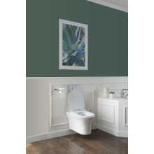 Унитаз Aquanet Roll-W 210766 подвесной с сиденьем Микролифт