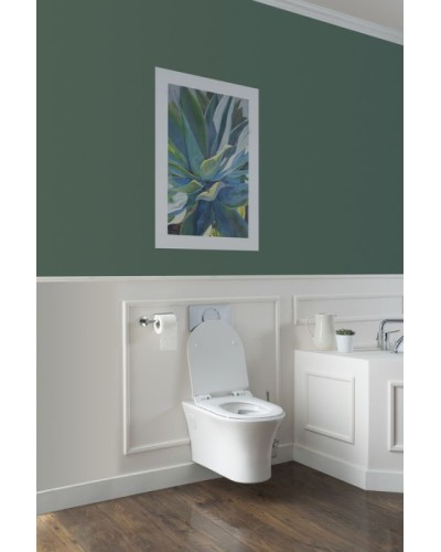 Унитаз Aquanet Roll-W 210766 подвесной с сиденьем Микролифт