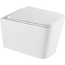 Подвесной безободковый унитаз с сиденьем микролифт Vincea Q-Line VT1-12T