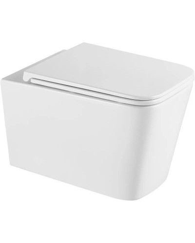 Подвесной безободковый унитаз с сиденьем микролифт Vincea Q-Line VT1-12T