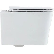 Подвесной безободковый унитаз с сиденьем микролифт Vincea Q-Line VT1-12T