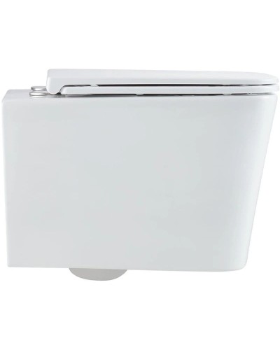 Подвесной безободковый унитаз с сиденьем микролифт Vincea Q-Line VT1-12T