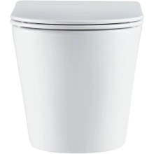 Подвесной безободковый унитаз с сиденьем микролифт Vincea Piatti VT1-11T