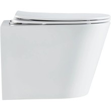 Подвесной безободковый унитаз с сиденьем микролифт Vincea Piatti VT1-11T