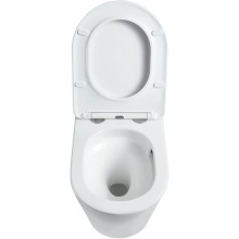 Подвесной безободковый унитаз с сиденьем микролифт Vincea Piatti VT1-11T