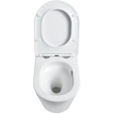 Подвесной безободковый унитаз с сиденьем микролифт Vincea Piatti VT1-11T