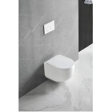 Подвесной безободковый унитаз с сиденьем микролифт Vincea Globo VT1-52T