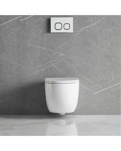 Подвесной безободковый унитаз с сиденьем микролифт Vincea Globo VT1-52T