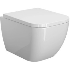 Унитаз подвесной Ambassador Forsa 243K19003S с сиденьем микролифт, белый глянец