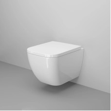 Унитаз подвесной Ambassador Forsa 243K19003S с сиденьем микролифт, белый глянец