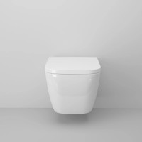 Унитаз подвесной Ambassador Forsa 243K19003S с сиденьем микролифт, белый глянец