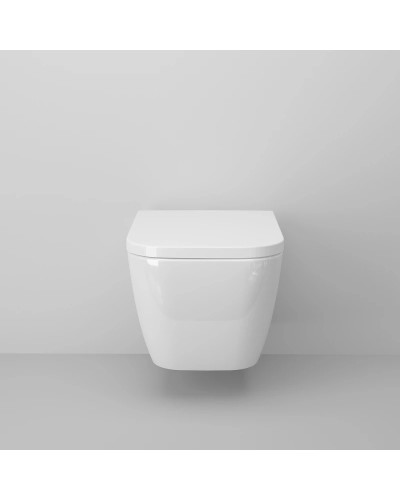 Унитаз подвесной Ambassador Forsa 243K19003S с сиденьем микролифт, белый глянец