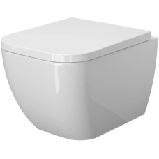 Унитаз подвесной Ambassador Forsa 243K19003S с сиденьем микролифт, белый глянец