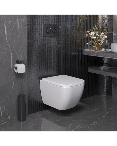 Унитаз подвесной Ambassador Forsa 243K19003S с сиденьем микролифт, белый глянец