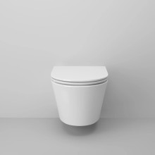 Унитаз подвесной Ambassador Ritz 233K19003RS безободковый, с сиденьем микролифт, белый глянец