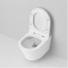 Унитаз подвесной Ambassador Ritz 233K19003RS безободковый, с сиденьем микролифт, белый глянец