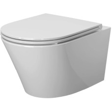 Унитаз подвесной Ambassador Ritz 233K19003RS безободковый, с сиденьем микролифт, белый глянец