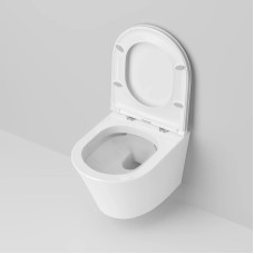 Унитаз подвесной Ambassador Ritz 233K19004RS безободковый, с сиденьем микролифт, белый глянец