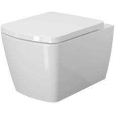 Унитаз подвесной Ambassador Kingston 143K19003RS безободковый, с сиденьем микролифт, белый глянец