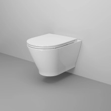 Унитаз подвесной Ambassador Elysium 183K19002RS безободковый, с сиденьем микролифт, белый глянец